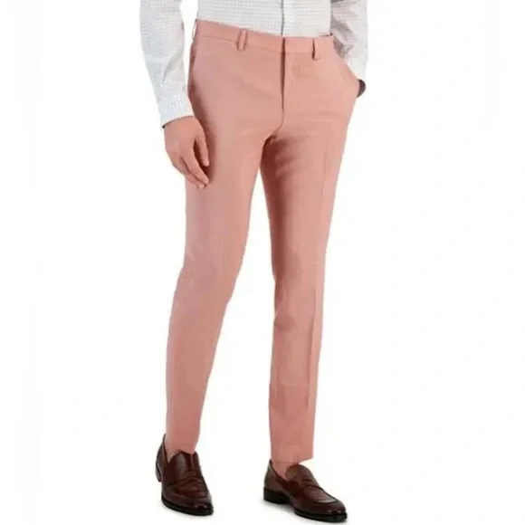slim fit dress slacks Boss Hugo Boss Men's Brown Slim Fit Dress Pants Size 34 US Cotton/Cash –  BAYSUPERSTORE main image 0